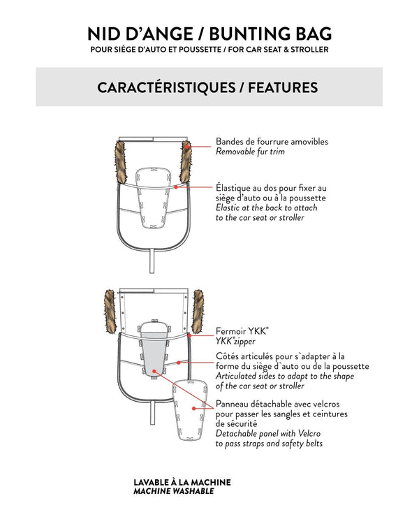Bunting Bag Designed For Car Seat And Stroller Sage Green - H10A401_340