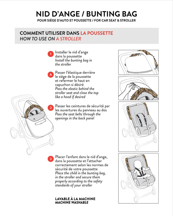 Bunting Bag Designed For Car Seat And Stroller Sage Green - H10A401_340