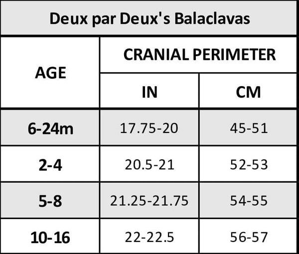 Brushed Jersey Balaclava Blue Winter Accessories Deux par Deux