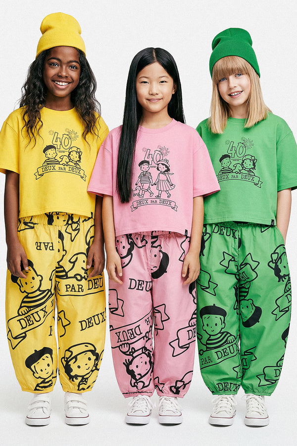 40Th Anniversary Printed Poplin Pant Soft Pink