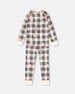 Organic Cotton Kids Christmas Family Two Piece Printed Polar Bear Pajama Set - F20Q10US_075