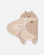 Baby Cocoon Blanket Brown Teddy Bear Accessories Deux par Deux