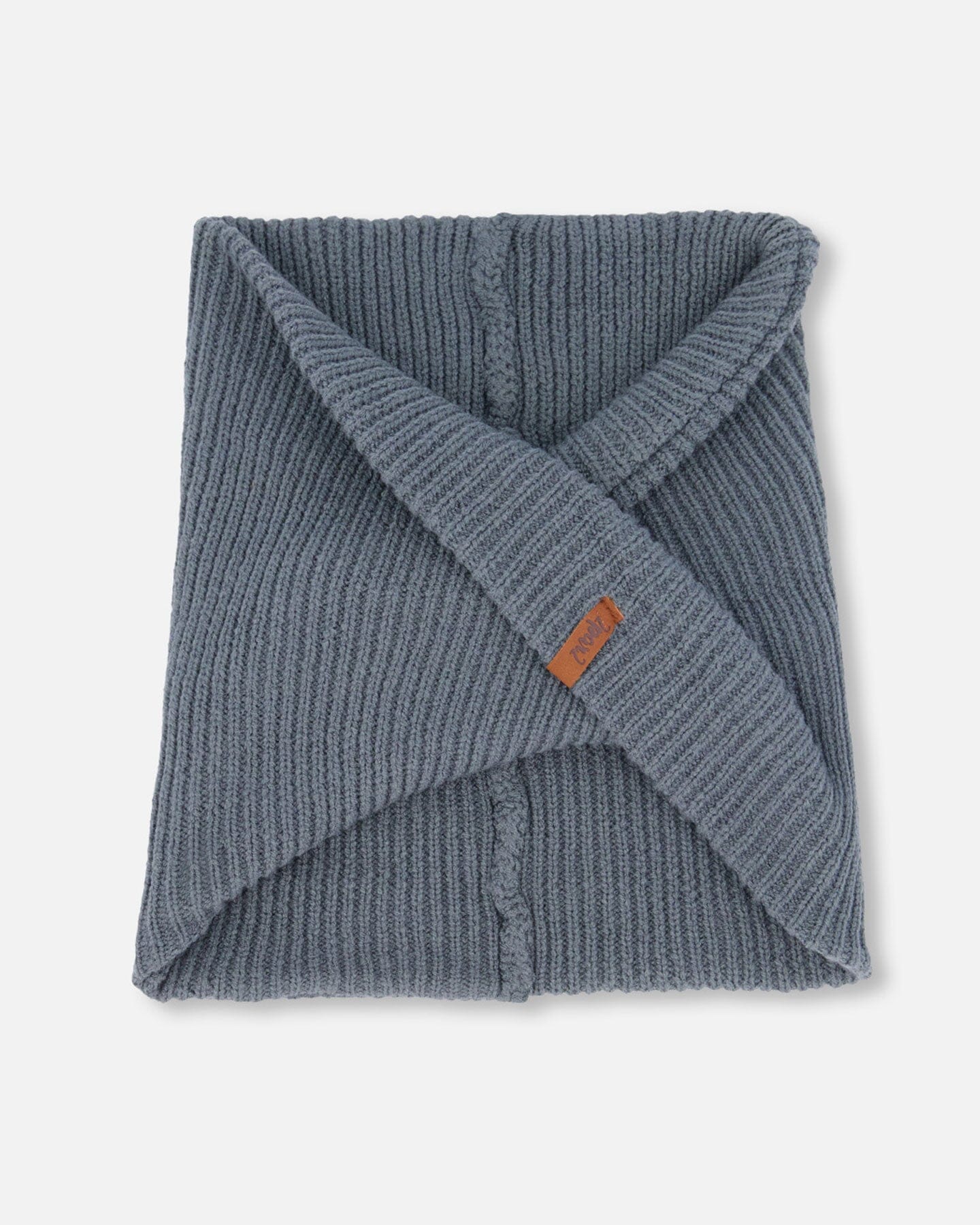 Cache-cou en tricot extensible, 2-6 ans, Noir. Colour: black, Fr