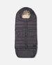 Evolutive Baby Footmuff Textured Gray Snowsuits Deux par Deux