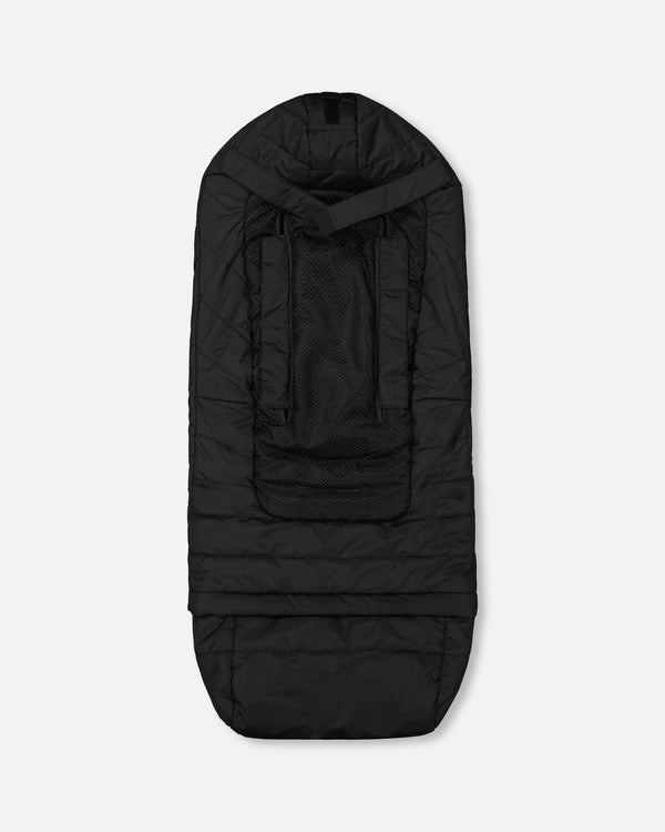 Evolutive Baby Footmuff Black Snowsuits Deux par Deux