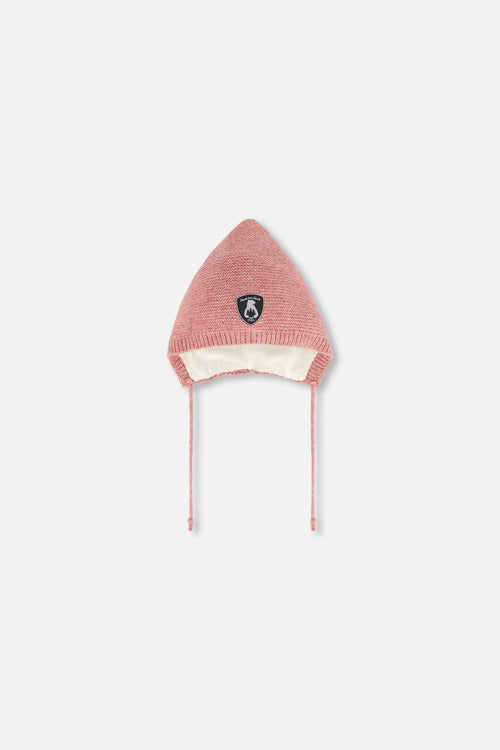 Baby Pointed Knit Hat In Pink - G10ZB01_654