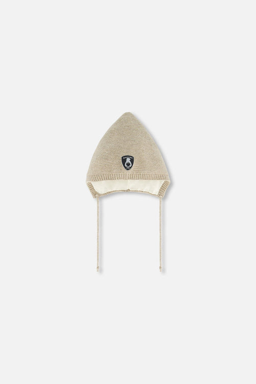 Baby Pointed Knit Hat In Beige - G10ZB01_907