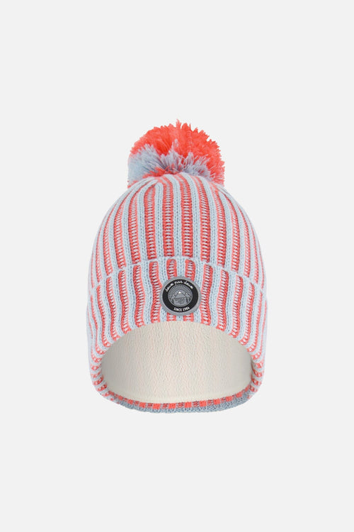 Knit Hat Air Blue And Coral - G10ZK02_000
