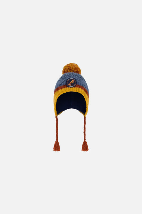 Peruvian Knit Hat Gradient Navy And Yellow - G10ZP02_000