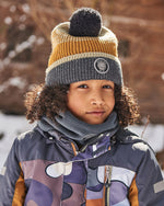 Knit Hat Gray, Spice And Sage Winter Accessories Deux par Deux