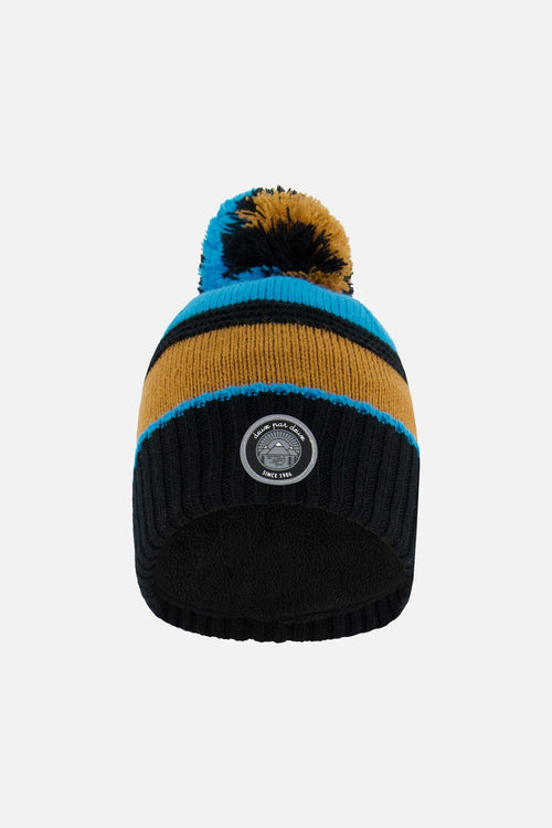 Knit Hat Blue, Black And Spice - G10ZU01_000
