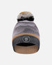 Knit Hat Gray With Mountains Winter Accessories Deux par Deux