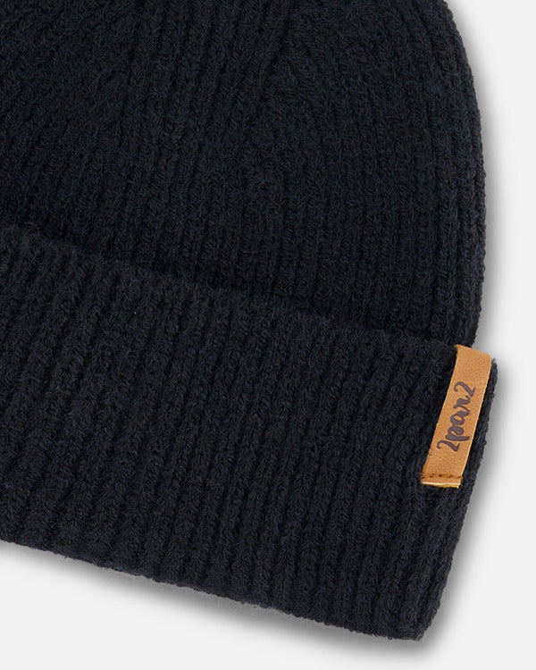 Mid-Season Knit Hat Black Outdoor Accessories Deux par Deux