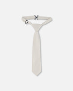 Neck Tie Light Taupe Striped - G30RCR_147