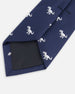 Neck Tie Navy Blue And Dino - G30RCR_484