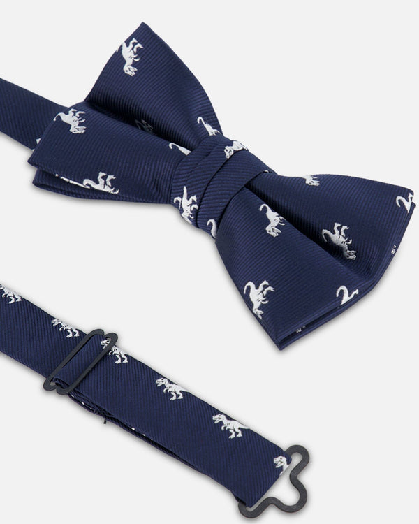 Bow Tie Navy Blue And Dino - G30RNP_484