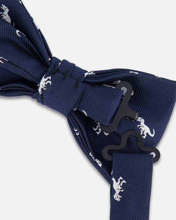 Bow Tie Navy Blue And Dino - G30RNP_484