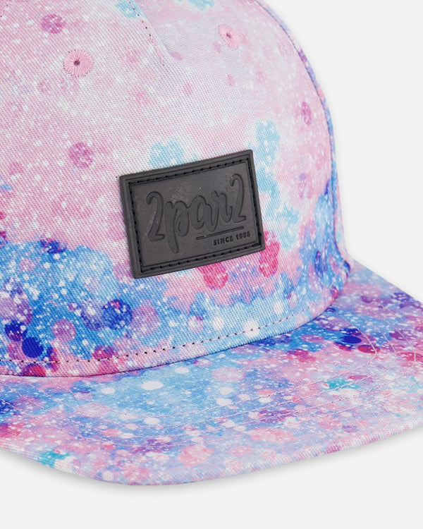 Printed Cap Pink With Bubble Effects - G30VGC_000