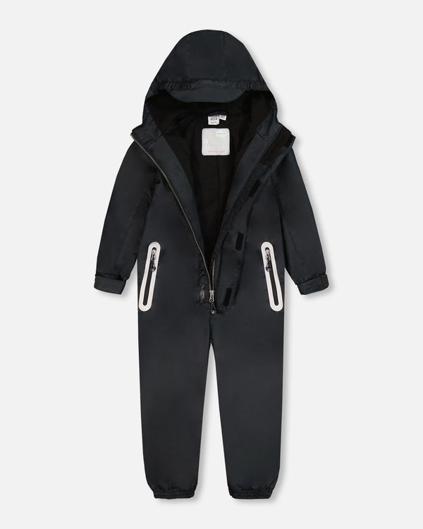 Solid Mid-Season One-Piece Outerwear Black - G30W70_999