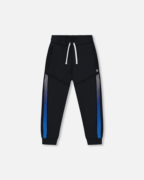 Athletic Pants Blue And Black - G30XB20_999