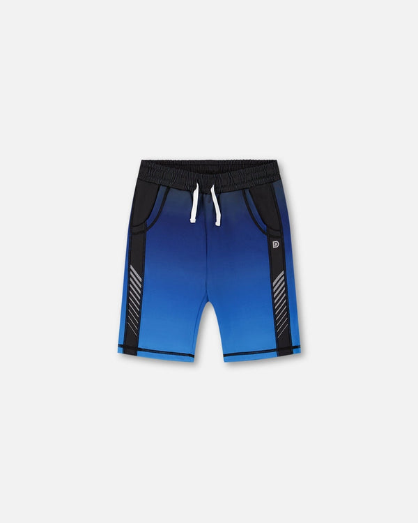 Athletic Shorts Blue And Black - G30XB26_000