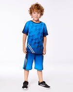 Athletic Shorts Blue And Black - G30XB26_000