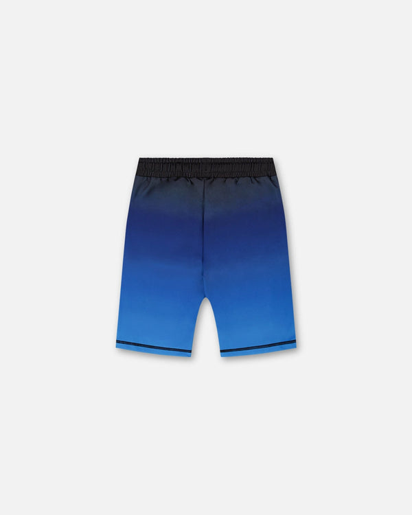 Athletic Shorts Blue And Black - G30XB26_000