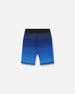 Athletic Shorts Blue And Black - G30XB26_000