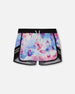 Printed Athletic Short Pink, Blue And Butterflies - G30XG26_009