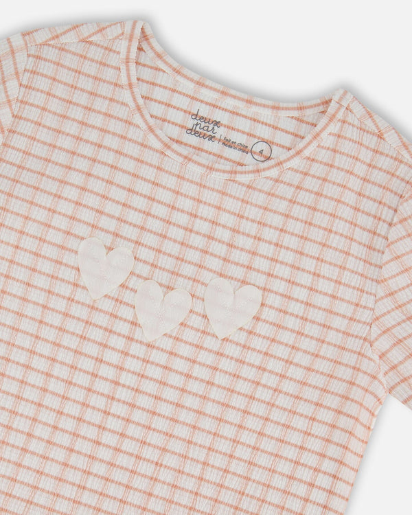 Crinkle Top With Applique Light Old Pink - G30YG72_624