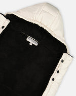 3-In-1 Multifunction Cover For Car Seat, Stroller, And Baby Carrier In Off-White - H10A403_165