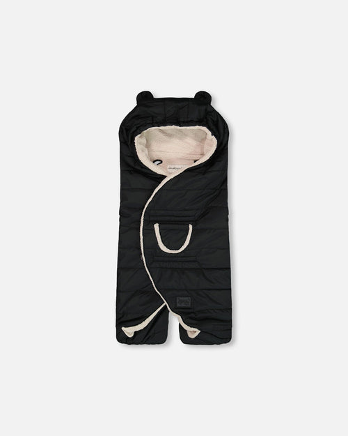 Snugly Baby Wrap Designed For Car Seat And Stroller Black - H10A404_999