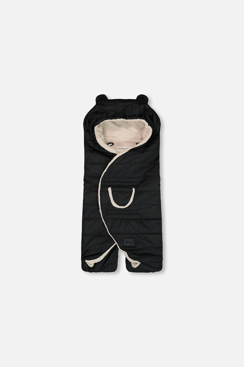Snugly Baby Wrap Designed For Car Seat And Stroller Black - H10A404_999