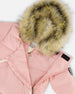 One-Piece Baby Snug Snowsuit Designed For Car Seat Pink - H10B701_637