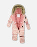 One-Piece Baby Original Puffy Snowsuit Pink Mini Flowers - H10B702_005