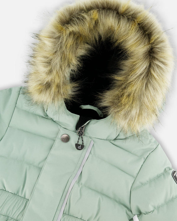 One-Piece Baby Original Puffy Snowsuit Sage Green - H10B702_340