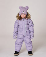 One-Piece Baby Original Puffy Snowsuit Purple Gray - H10B702_591