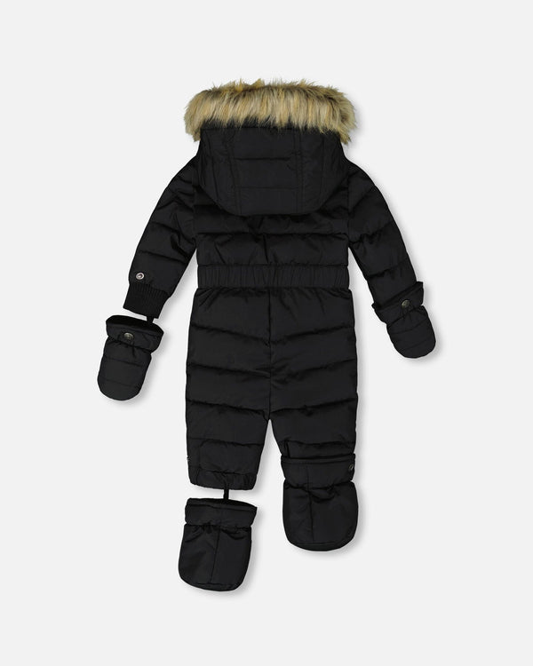 One-Piece Baby Original Puffy Snowsuit Black - H10B702_999