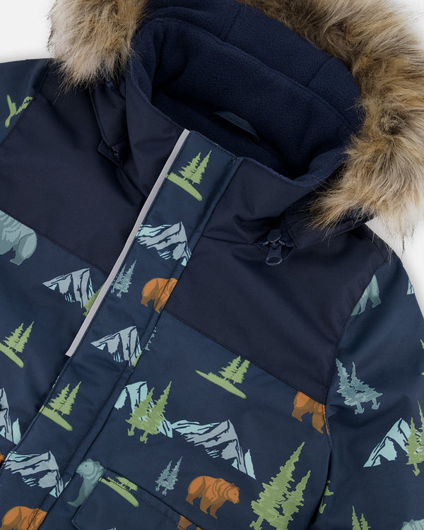 Two-Piece Discover Snowsuit Brown Sugar - H10DB40_967