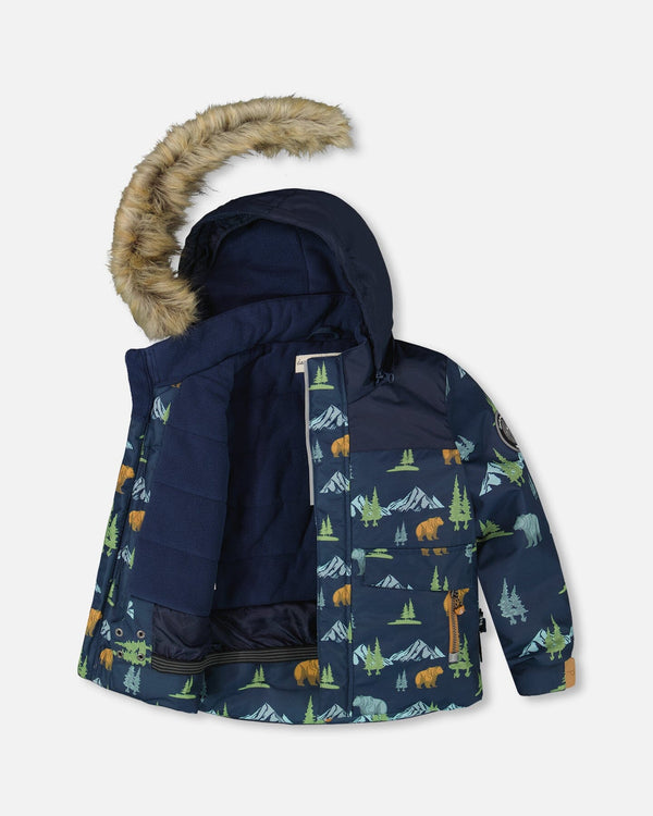 Two-Piece Discover Snowsuit Brown Sugar - H10DB40_967