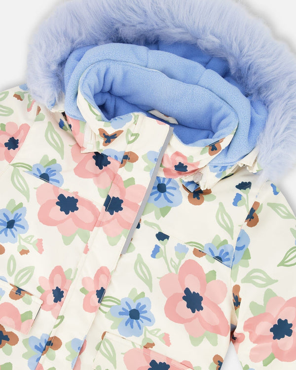 Two-Piece Discover Snowsuit With Printed Jacket Light Blue - H10DG80_588