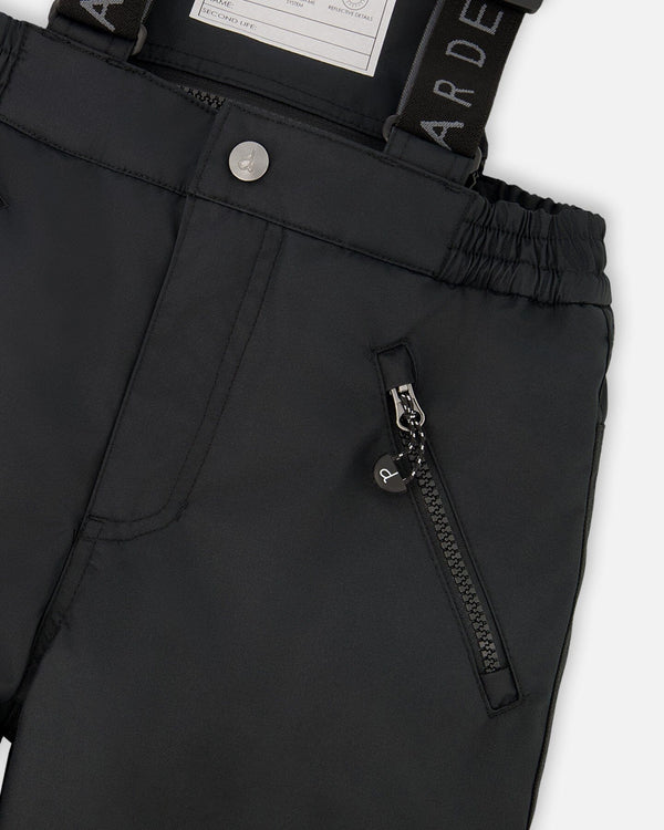 Two-Piece Play Snowsuit With Printed Jacket Black - H10EB46_999