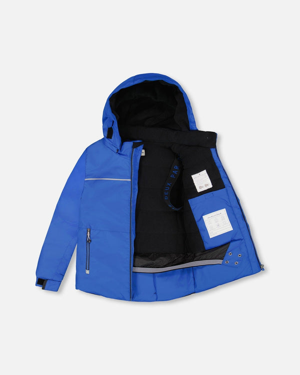 Two-Piece Play Snowsuit With Contrast Jacket Black - H10EB49_999