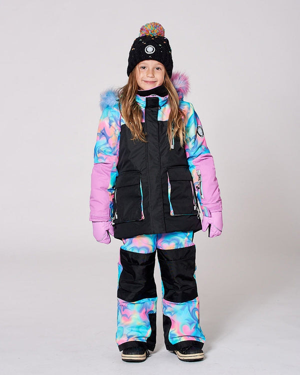 Two-Piece Play Snowsuit Rainbow Heart Print - H10EG87_017