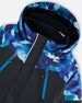 Two-Piece Play Snowsuit Teal Blue Camouflage - H10PB27_189