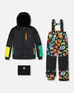 Two-Piece Play Snowsuit Smiley Face - H10PB41_033