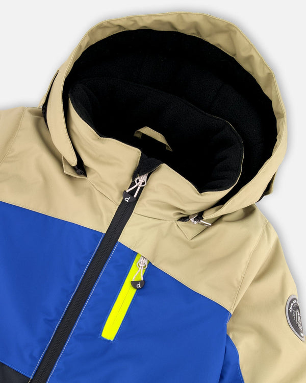 Two-Piece Play Snowsuit Bright Yellow Green - H10PB45_332