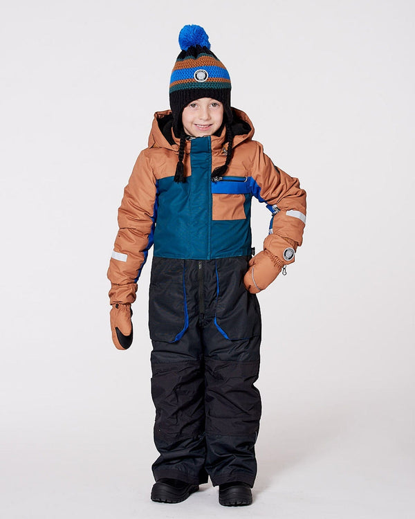 One-Piece Play Snowsuit Colorblocked And Black - H10PB73_999
