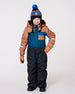 One-Piece Play Snowsuit Colorblocked And Black - H10PB73_999