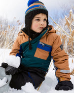 One-Piece Play Snowsuit Colorblocked And Black - H10PB73_999